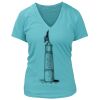 Women's Premium Deep V-Neck T-Shirt Thumbnail