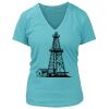 Women's Premium Deep V-Neck T-Shirt Thumbnail