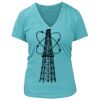 Women's Premium Deep V-Neck T-Shirt Thumbnail