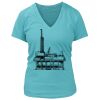 Women's Premium Deep V-Neck T-Shirt Thumbnail