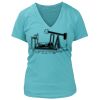 Women's Premium Deep V-Neck T-Shirt Thumbnail