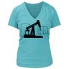 Women's Premium Deep V-Neck T-Shirt Thumbnail