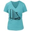 Women's Premium Deep V-Neck T-Shirt Thumbnail