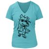 Women's Premium Deep V-Neck T-Shirt Thumbnail