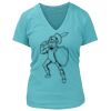 Women's Premium Deep V-Neck T-Shirt Thumbnail