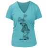 Women's Premium Deep V-Neck T-Shirt Thumbnail