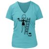 Women's Premium Deep V-Neck T-Shirt Thumbnail