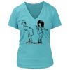 Women's Premium Deep V-Neck T-Shirt Thumbnail