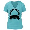 Women's Premium Deep V-Neck T-Shirt Thumbnail