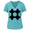 Women's Premium Deep V-Neck T-Shirt Thumbnail