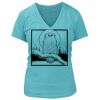 Women's Premium Deep V-Neck T-Shirt Thumbnail