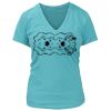 Women's Premium Deep V-Neck T-Shirt Thumbnail