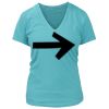 Women's Premium Deep V-Neck T-Shirt Thumbnail