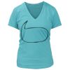 Women's Premium Deep V-Neck T-Shirt Thumbnail