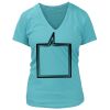 Women's Premium Deep V-Neck T-Shirt Thumbnail