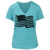 Women's Premium Deep V-Neck T-Shirt Thumbnail