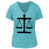 Women's Premium Deep V-Neck T-Shirt Thumbnail