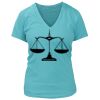Women's Premium Deep V-Neck T-Shirt Thumbnail