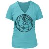 Women's Premium Deep V-Neck T-Shirt Thumbnail