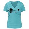 Women's Premium Deep V-Neck T-Shirt Thumbnail
