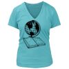 Women's Premium Deep V-Neck T-Shirt Thumbnail