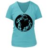 Women's Premium Deep V-Neck T-Shirt Thumbnail