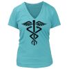 Women's Premium Deep V-Neck T-Shirt Thumbnail
