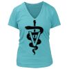 Women's Premium Deep V-Neck T-Shirt Thumbnail