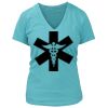 Women's Premium Deep V-Neck T-Shirt Thumbnail