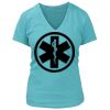 Women's Premium Deep V-Neck T-Shirt Thumbnail
