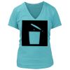Women's Premium Deep V-Neck T-Shirt Thumbnail