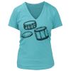 Women's Premium Deep V-Neck T-Shirt Thumbnail