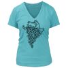Women's Premium Deep V-Neck T-Shirt Thumbnail