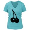 Women's Premium Deep V-Neck T-Shirt Thumbnail