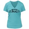Women's Premium Deep V-Neck T-Shirt Thumbnail
