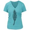 Women's Premium Deep V-Neck T-Shirt Thumbnail