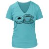 Women's Premium Deep V-Neck T-Shirt Thumbnail