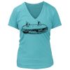 Women's Premium Deep V-Neck T-Shirt Thumbnail