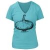 Women's Premium Deep V-Neck T-Shirt Thumbnail