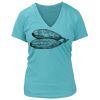 Women's Premium Deep V-Neck T-Shirt Thumbnail