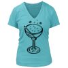 Women's Premium Deep V-Neck T-Shirt Thumbnail