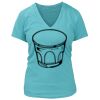 Women's Premium Deep V-Neck T-Shirt Thumbnail