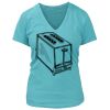 Women's Premium Deep V-Neck T-Shirt Thumbnail