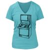 Women's Premium Deep V-Neck T-Shirt Thumbnail