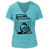 Women's Premium Deep V-Neck T-Shirt Thumbnail