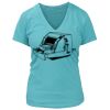 Women's Premium Deep V-Neck T-Shirt Thumbnail