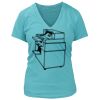 Women's Premium Deep V-Neck T-Shirt Thumbnail