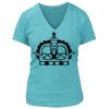 Women's Premium Deep V-Neck T-Shirt Thumbnail