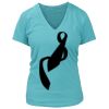 Women's Premium Deep V-Neck T-Shirt Thumbnail