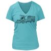 Women's Premium Deep V-Neck T-Shirt Thumbnail